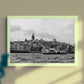 Istanbul Galata Tower Eminonu Black And White Photography Print Wall Art