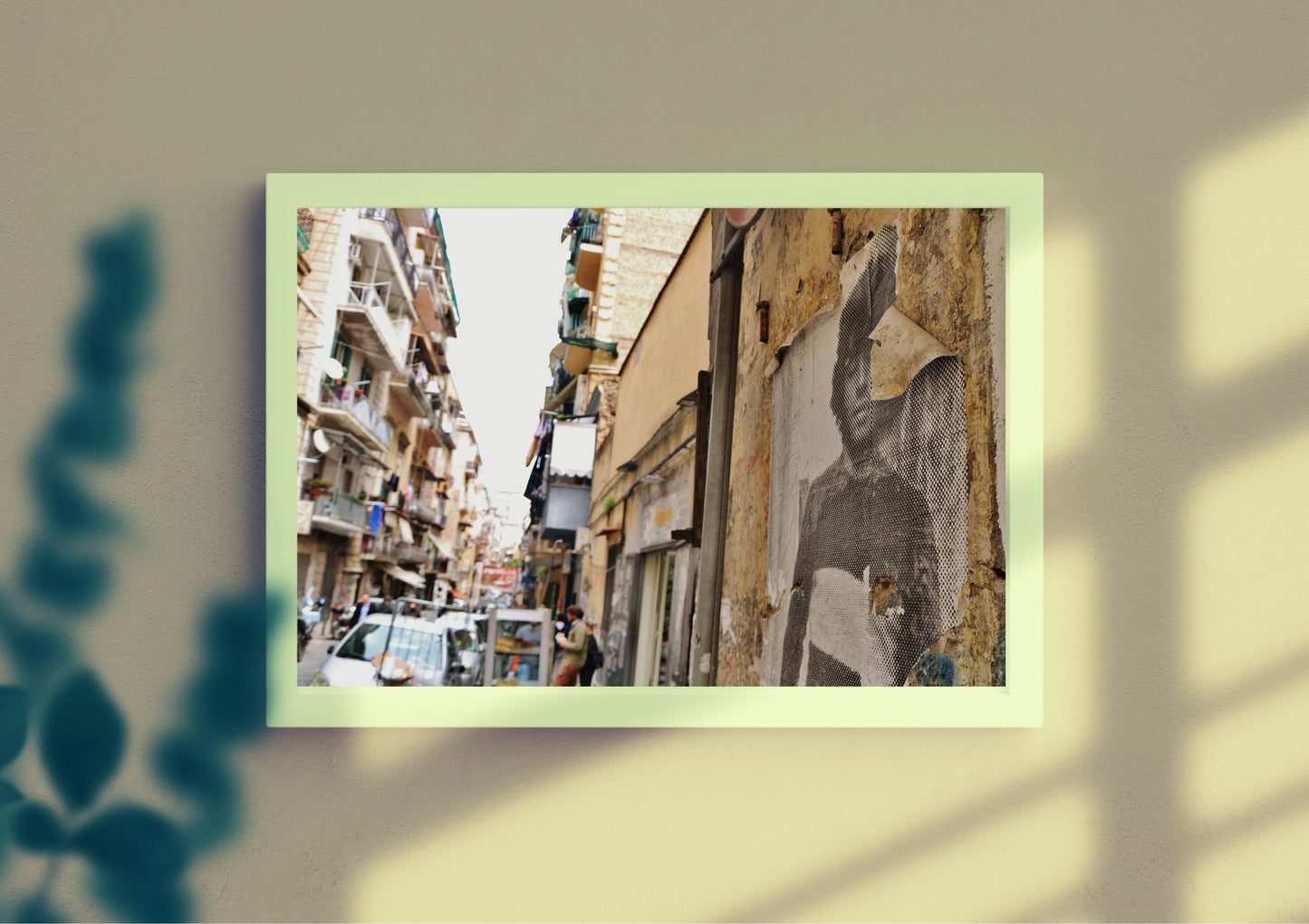 Maradona Naples Street Photography Art Print