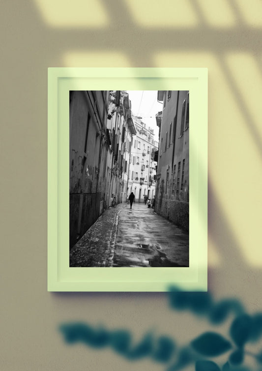 Bologna Italy Black And White Photography Art Print