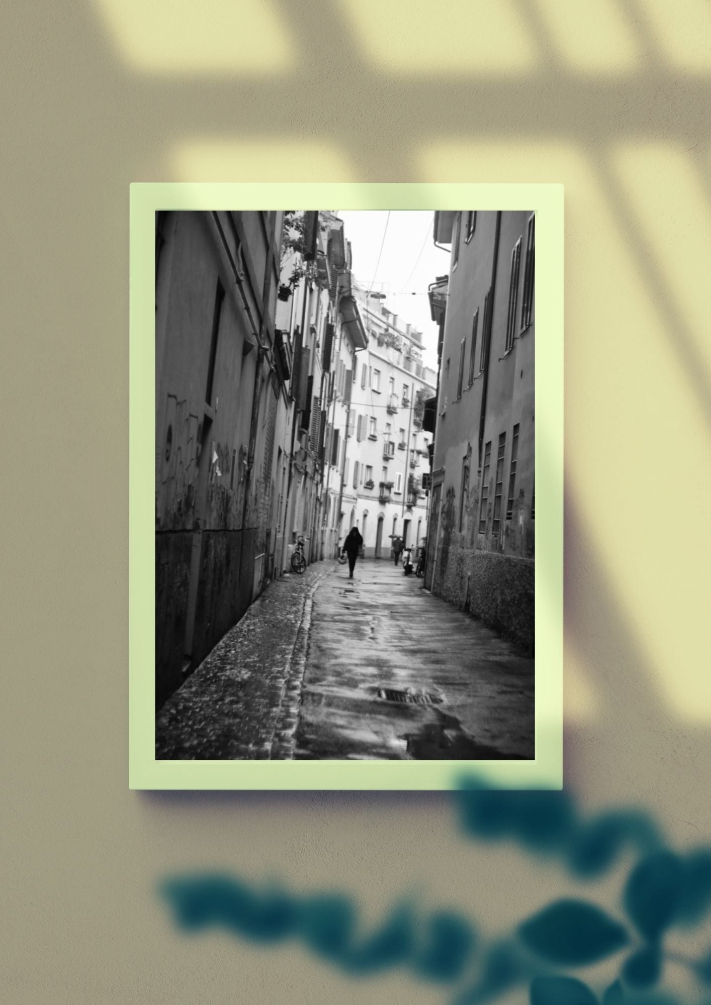 Bologna Italy Black And White Photography Art Print