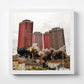 Glasgow Red Road Flats Demolition Square Photography Print