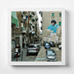 Diego Maradona Napoli Square Photography Print