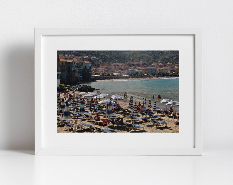 Cefalù Sicily Wall Art Italian Beach Photography