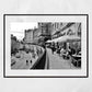 Victoria Terrace Edinburgh Black And White Photography Print