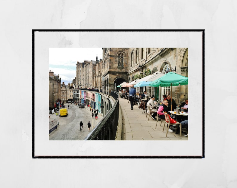 Victoria Terrace Edinburgh Photography Print