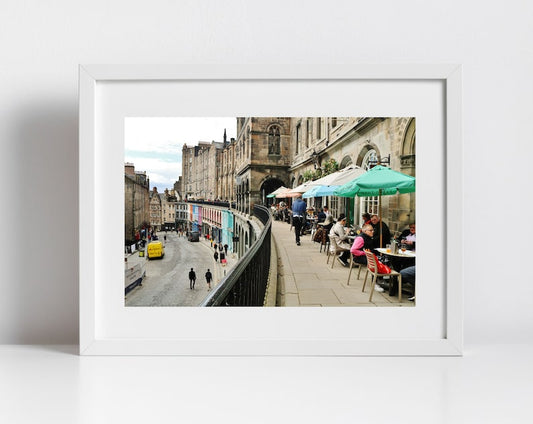 Victoria Terrace Edinburgh Photography Print