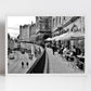 Victoria Terrace Edinburgh Black And White Photography Print