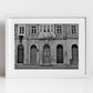 Valletta Malta Print Doorway Art Street Black And White Photography