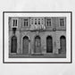 Valletta Malta Print Doorway Art Street Black And White Photography
