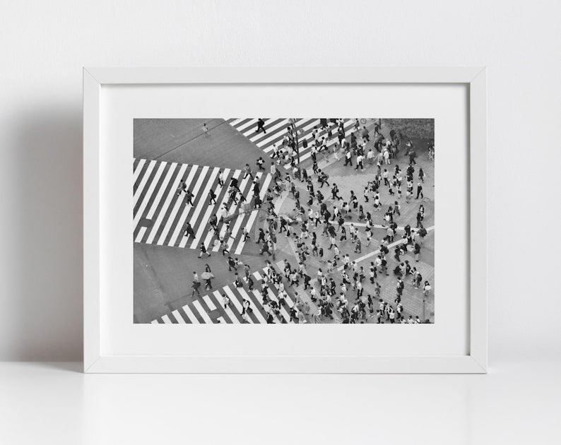 Shibuya Crossing Print Tokyo Poster
