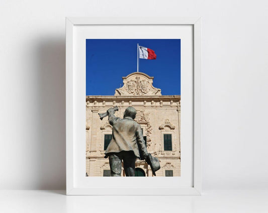 Manwel Dimech Print Auberge de Castille Valletta Photography