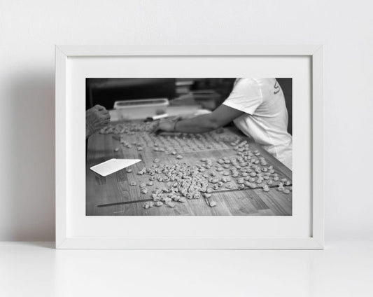Bologna Italy Black And White Photography Tortellini Print