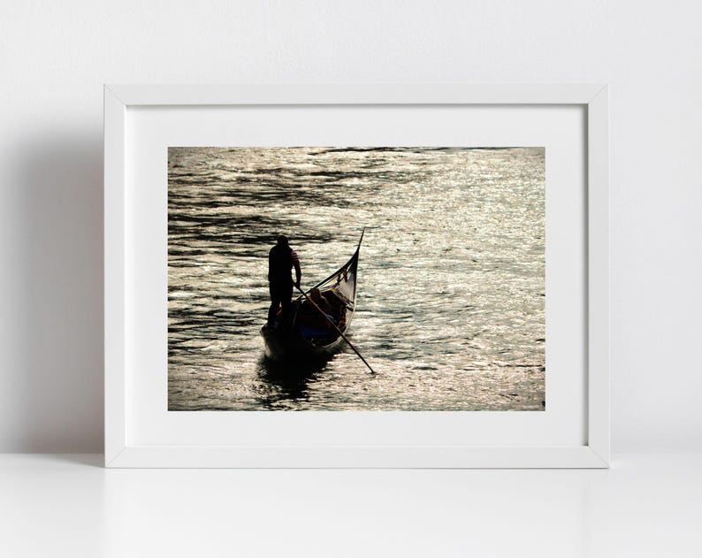Venice Italy Photography Print Gondola Art