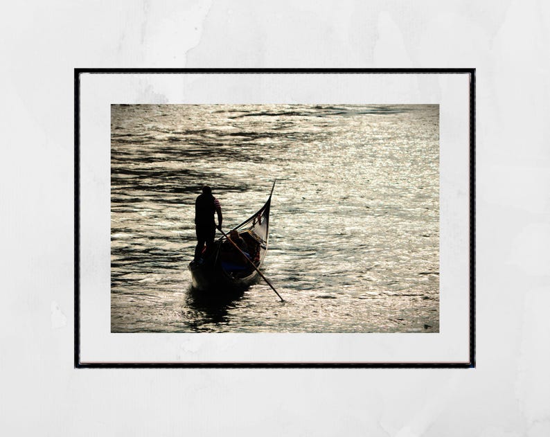 Venice Italy Photography Print Gondola Art