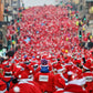 Santa Dash Glasgow Christmas Photography Print