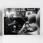 Irish Music Poster The Cobblestone Dublin Black And White Print