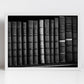 Bookshelf Black And White Print Library Wall Art Trinity College Dublin Photography