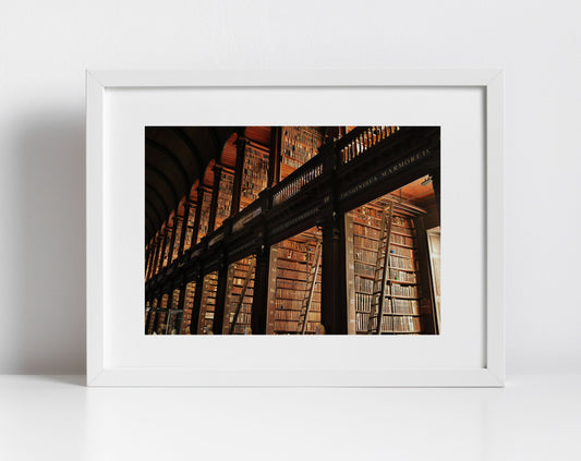 The Long Room Trinity College Dublin Print Library Wall Art