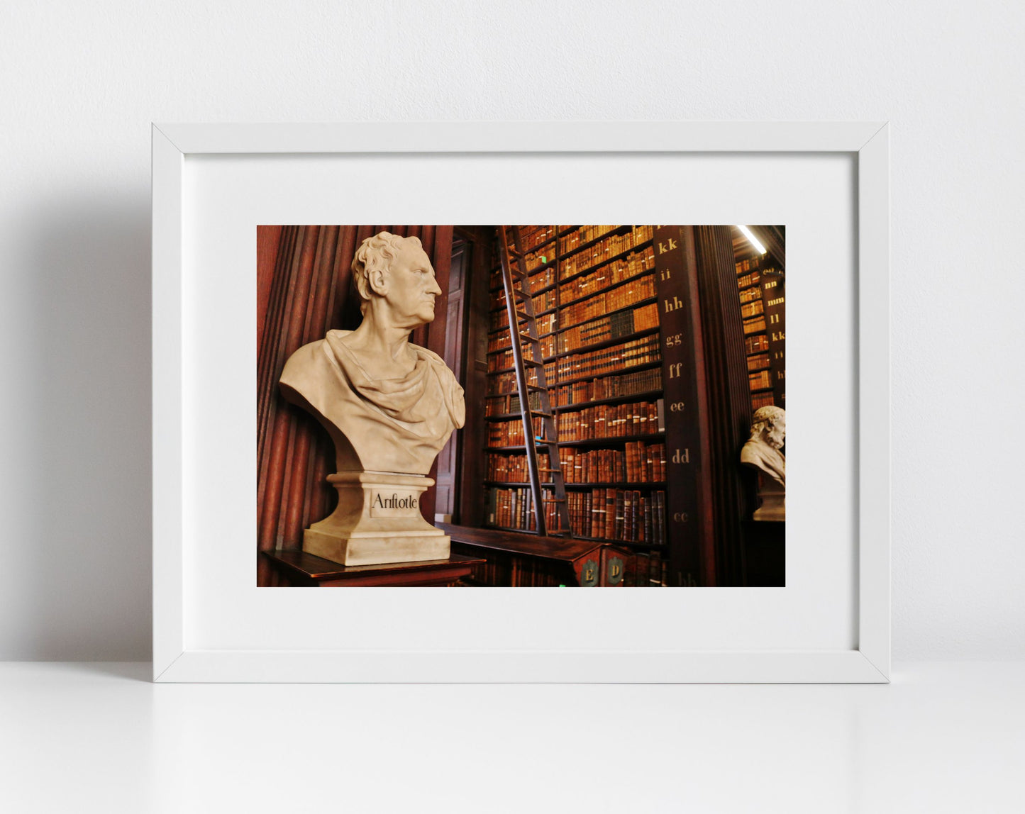 Aristotle Print The Long Room Trinity College Dublin Wall Art