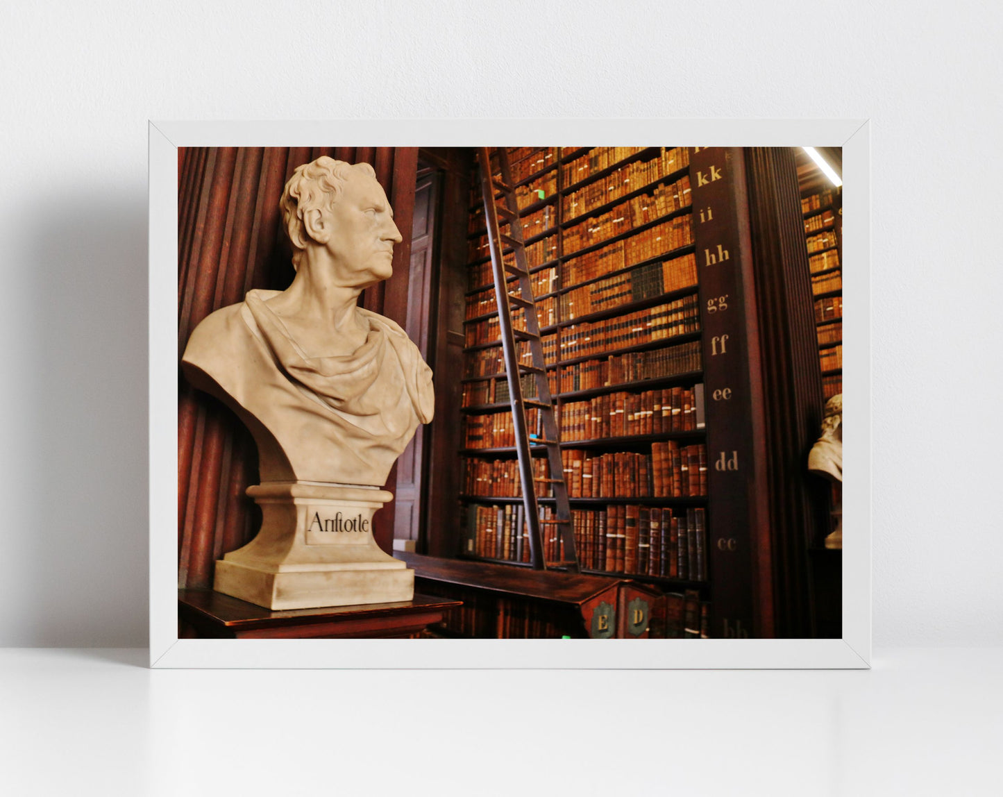 Aristotle Print The Long Room Trinity College Dublin Wall Art