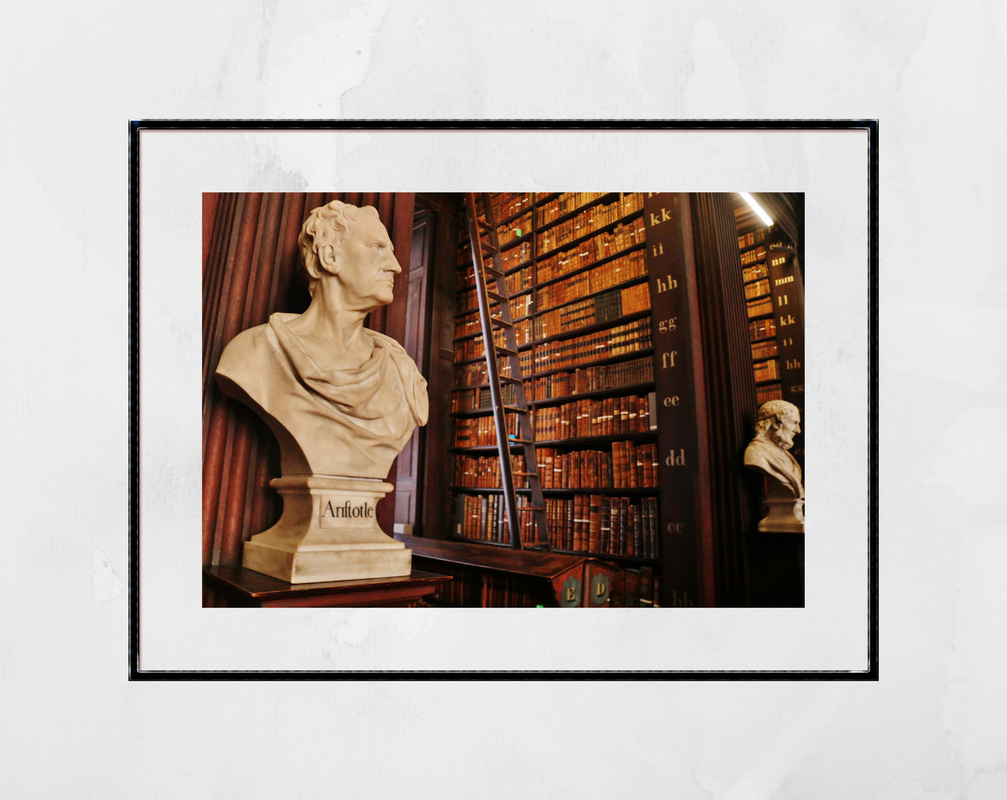 Aristotle Print The Long Room Trinity College Dublin Wall Art