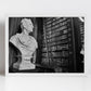 Aristotle Black And White Print The Long Room Trinity College Dublin Wall Art