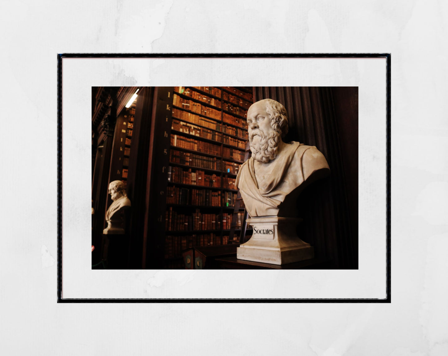 Socrates Print The Long Room Trinity College Dublin Wall Art