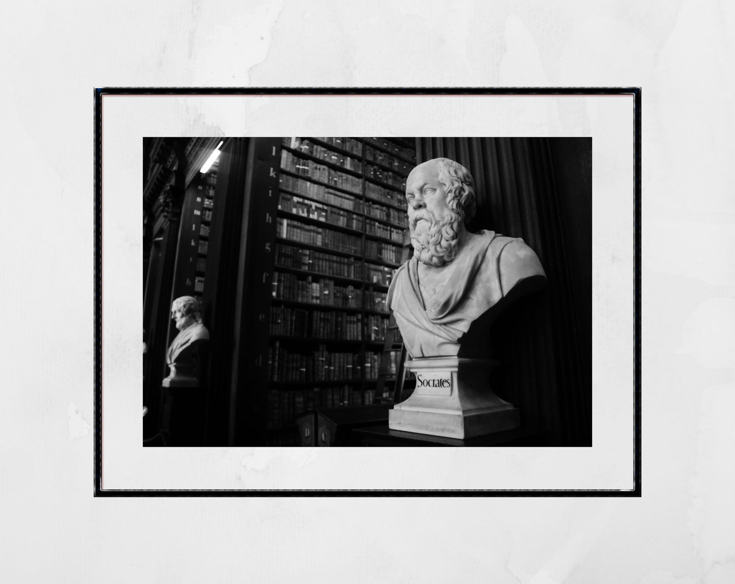 Socrates Print The Long Room Trinity College Dublin Wall Art