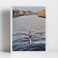 River Liffey Dublin Print Rowing Art