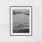 River Liffey Dublin Black And White Print Rowing Art