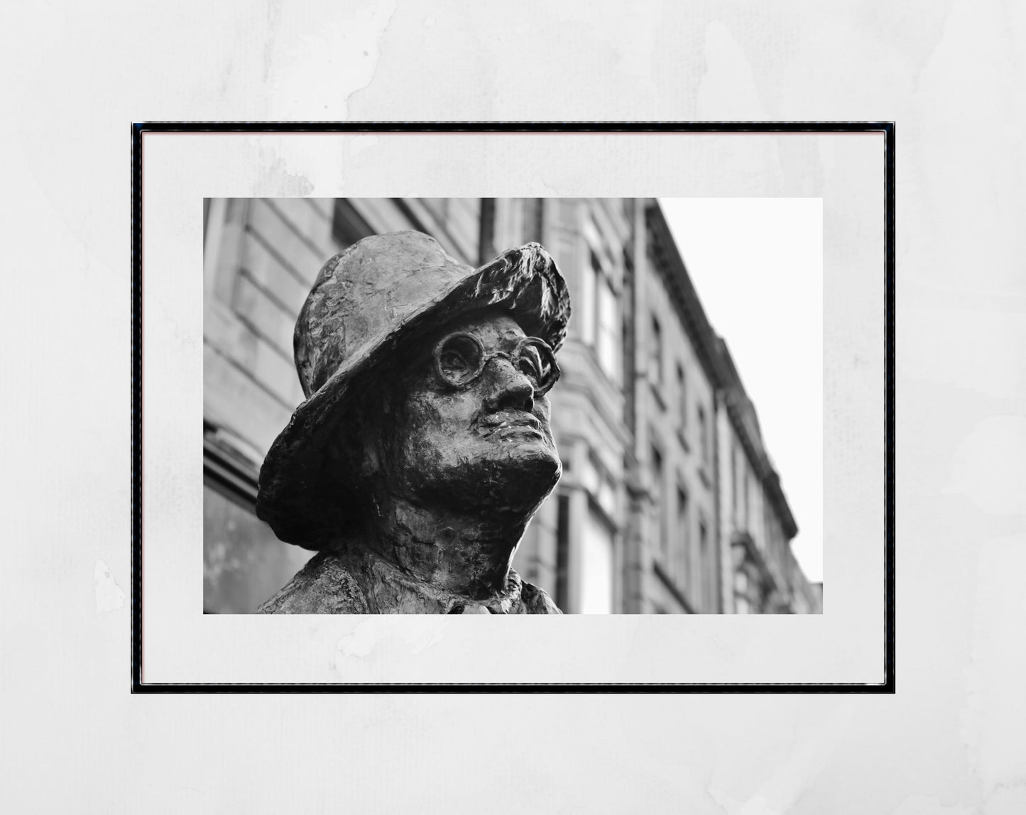 James Joyce Poster Dublin Black And White Photography Print