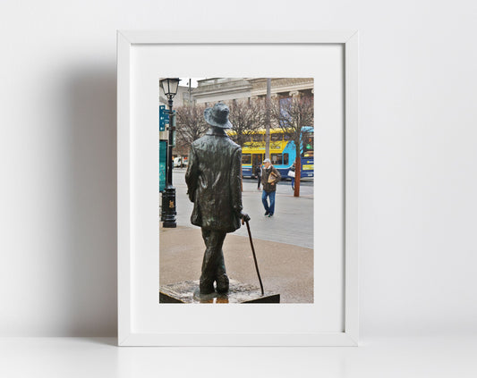 James Joyce Poster Dublin Street Photography Print