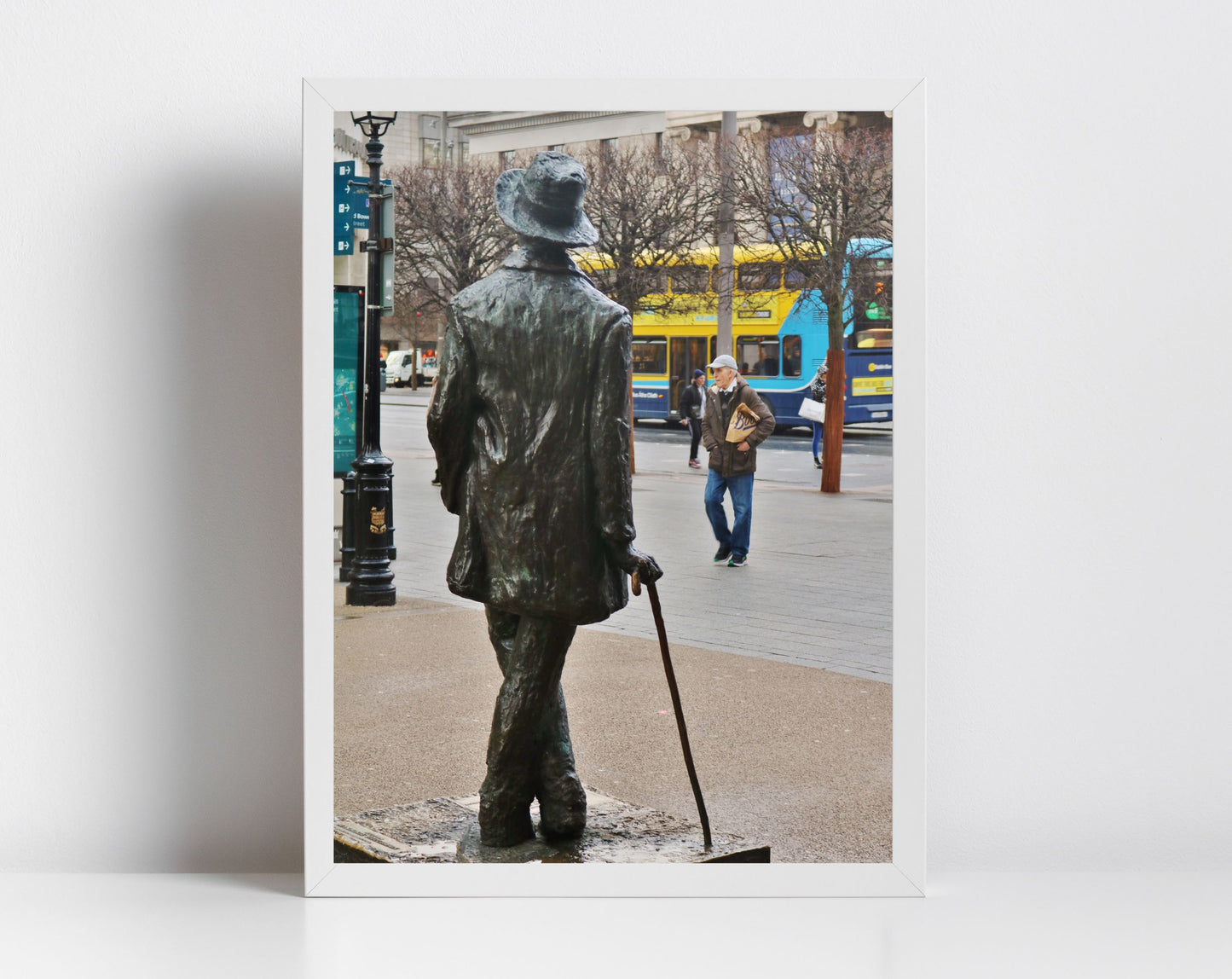 James Joyce Poster Dublin Street Photography Print