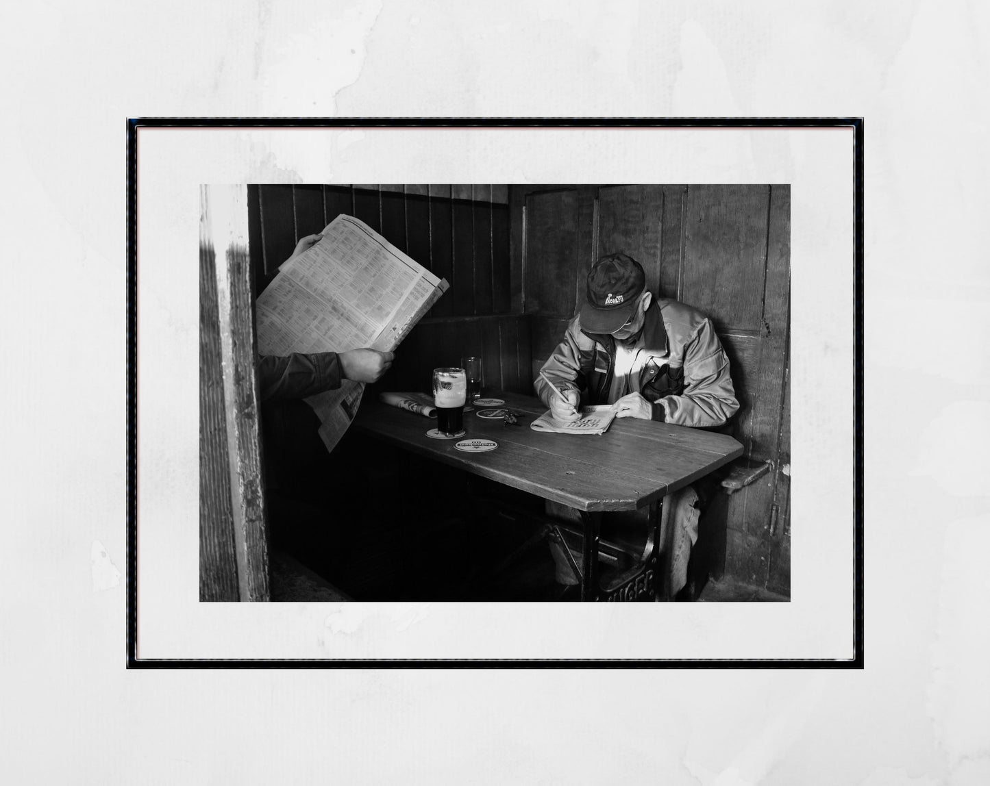 Irish Pub Black And White Print John Kavanagh The Gravediggers Dublin Photography Art