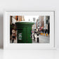 Green Post Box Ireland Wall Art Dublin Print