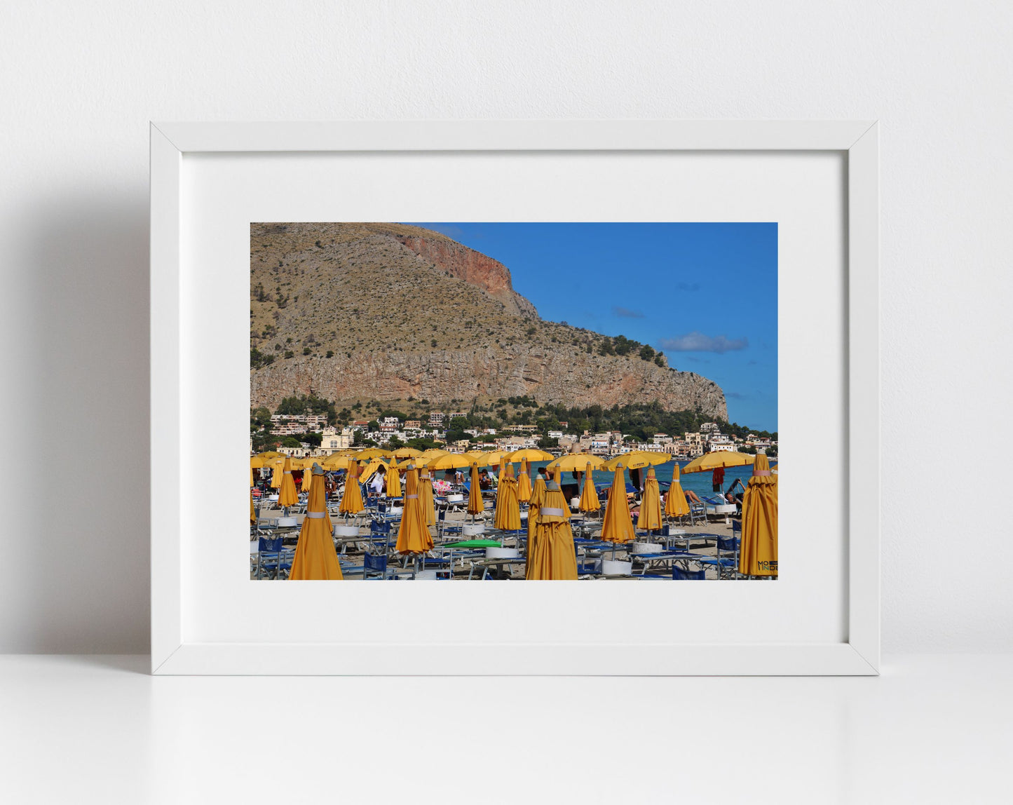 Italian Beach Photography Mondello Sicily Wall Art