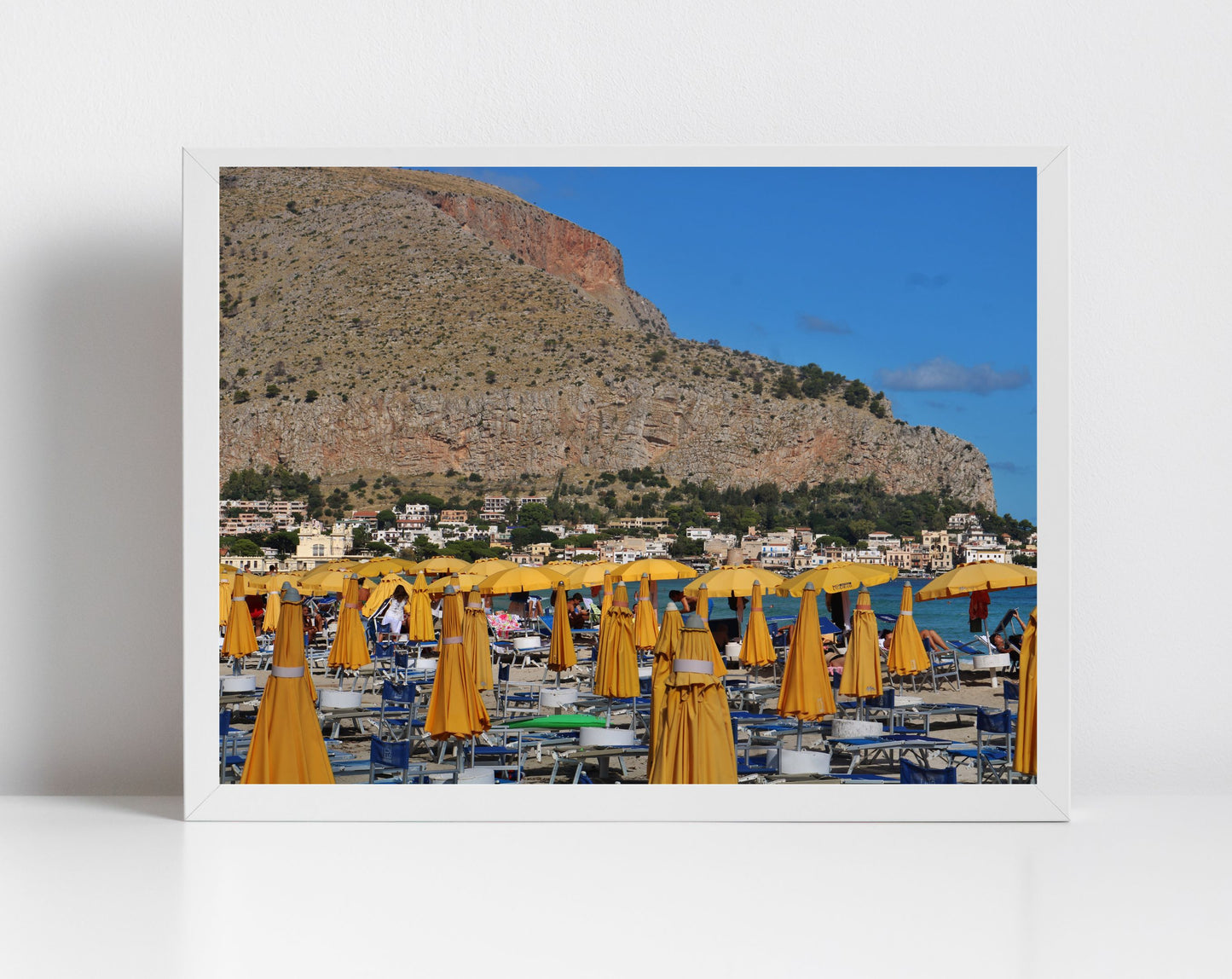 Italian Beach Photography Mondello Sicily Wall Art