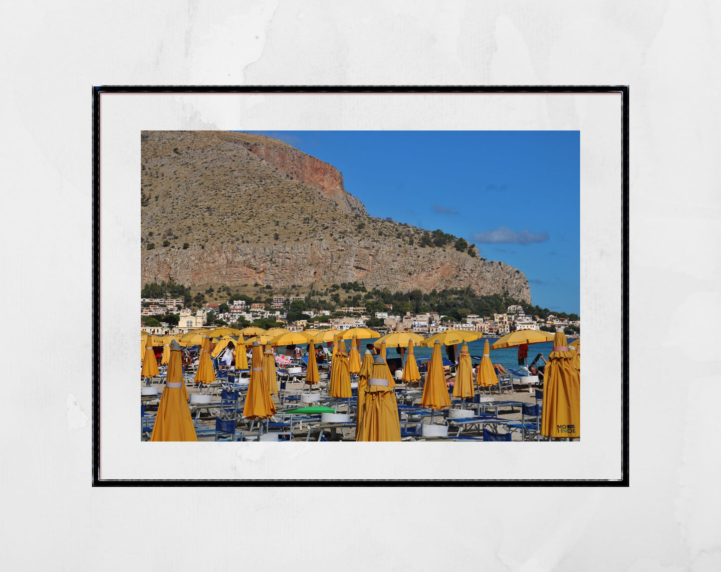 Italian Beach Photography Mondello Sicily Wall Art