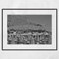 Italian Beach Black And White Photography Mondello Sicily Wall Art