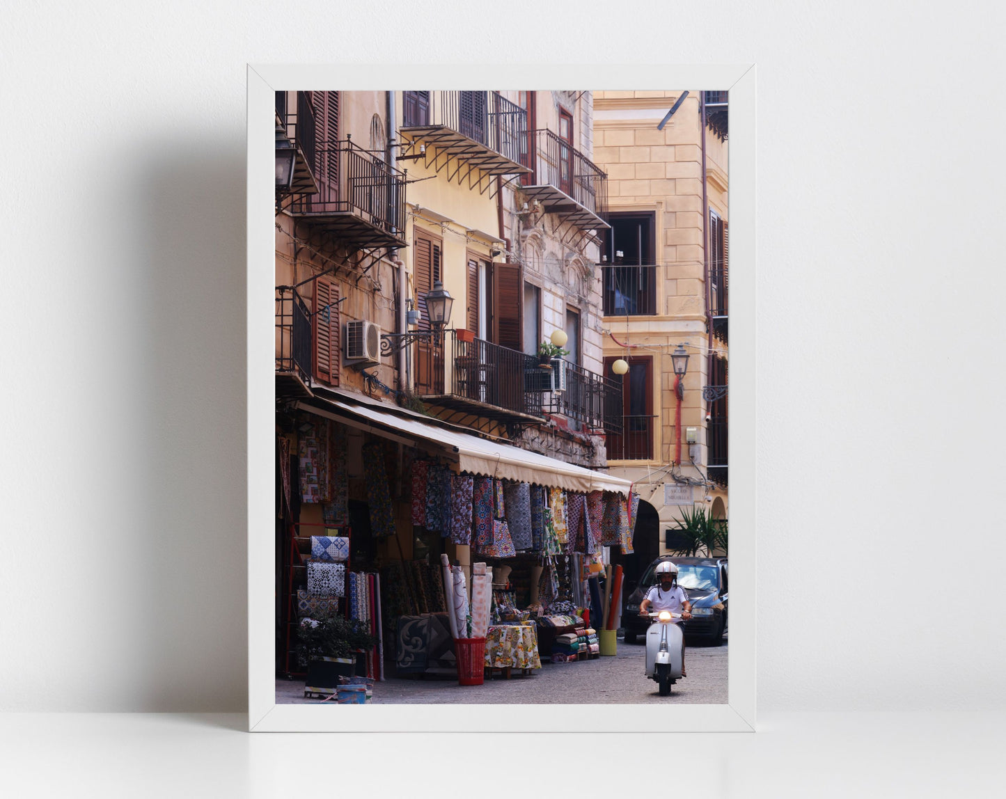 Palermo Sicily Print Vespa Poster Street Photography