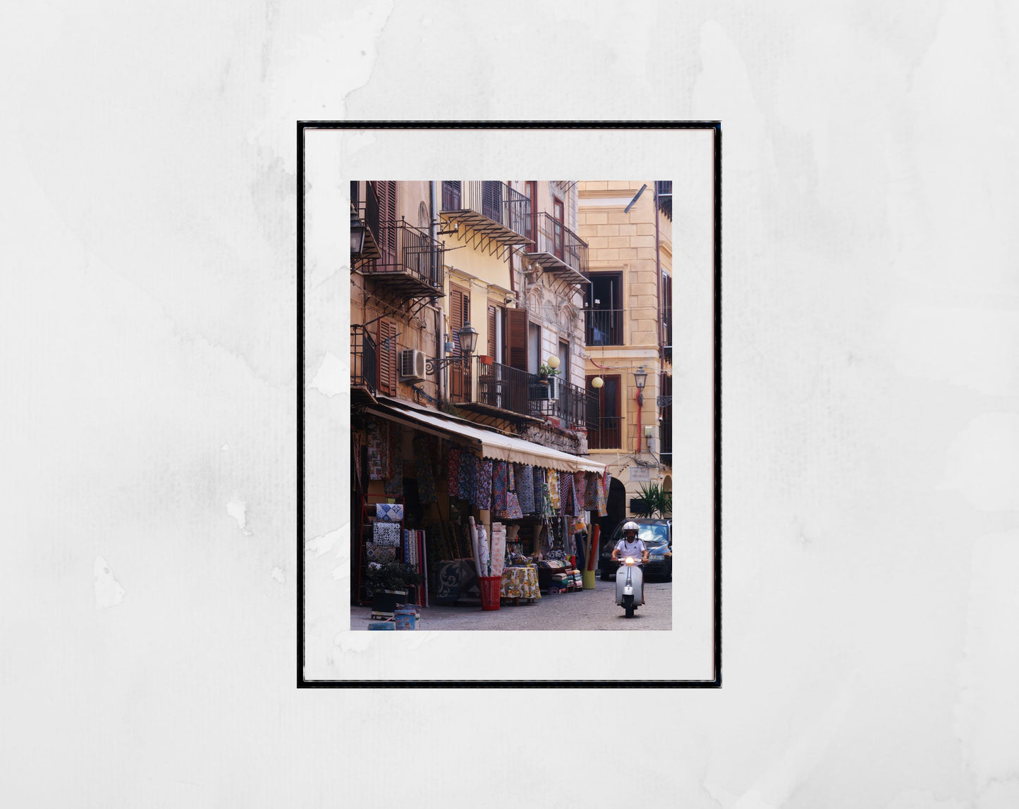 Palermo Sicily Print Vespa Poster Street Photography