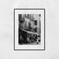 Palermo Sicily Black And White Print Vespa Poster Street Photography