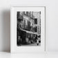 Palermo Sicily Black And White Print Vespa Poster Street Photography