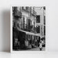 Palermo Sicily Black And White Print Vespa Poster Street Photography