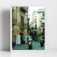 Palermo Sicily Print Street Photography Vespa Poster Italy Art