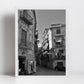 Palermo Sicily Black And White Print Italy Wall Art Urban Photography