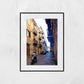 Palermo Sicily Print Street Photography Woman On Moped Poster