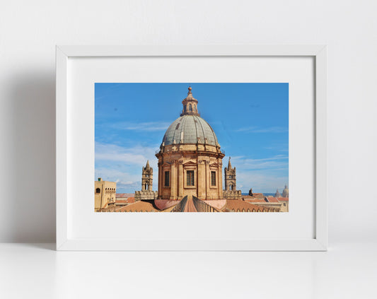 Palermo Cathedral Dome Photography Wall Art