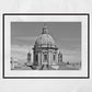 Palermo Cathedral Dome Black And White Photography Wall Art