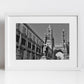 Palermo Cathedral Sicily Black And White Print Italy Wall Art